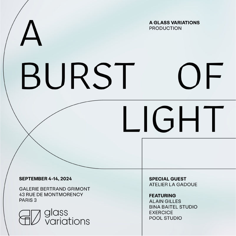 Poster Glass Variations Paris Design Week 2024