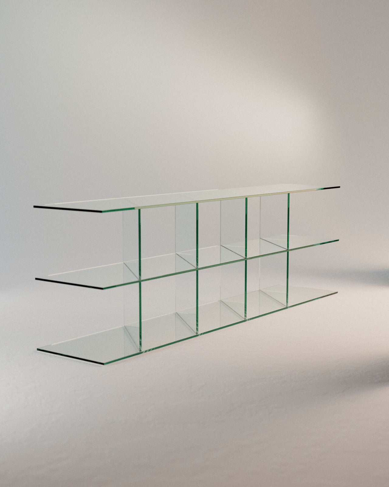 Etagère en verre extra clair MONOLOG